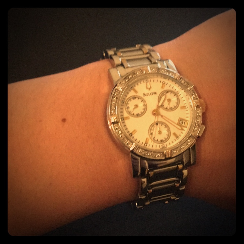 Bulova Diamond 98R98 Women’s Round Chronograph